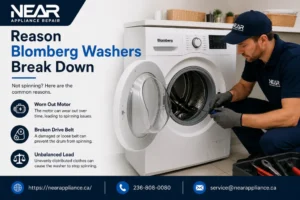 Blomberg washer not spinning
